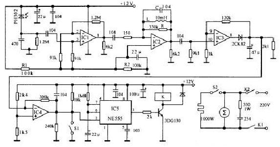 自动干手器电路图