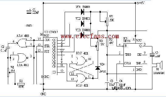 低于1KB的低频振荡器电路图