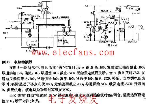 电热控制器电路图