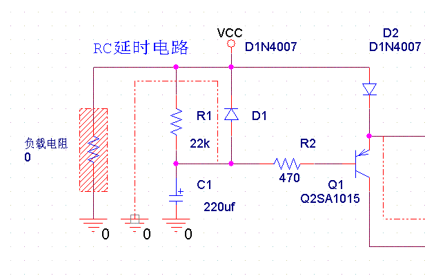 延时开关电路图及详细分析 延时开关电路图及详细分析