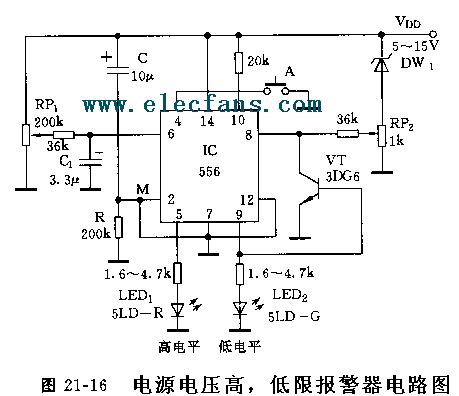 电压报警器电路图