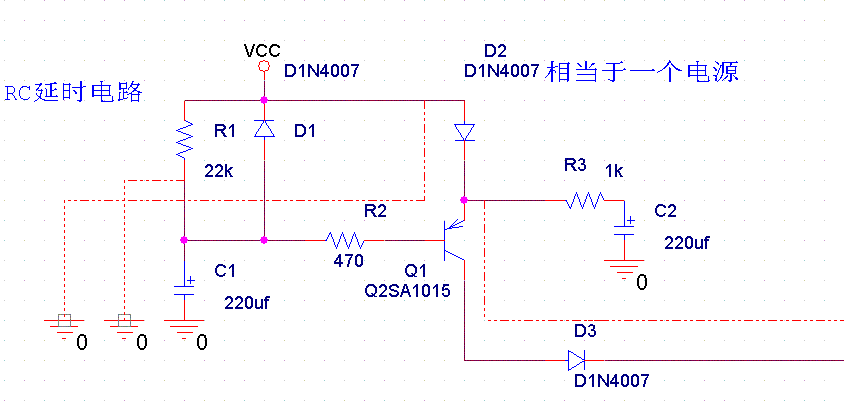 延时开关电路图及详细分析 延时开关电路图及详细分析