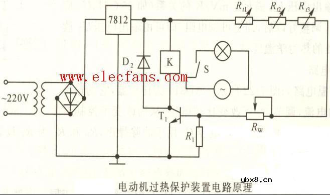 电机过热保护电路