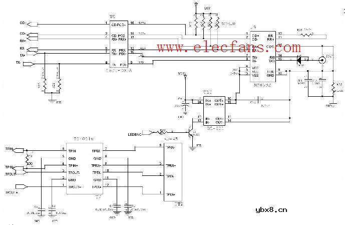 网卡电路原理图