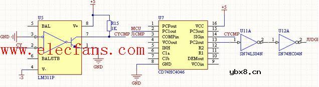 过零比较和相位比较电路原理图 过零比较和相位比较电路原理图