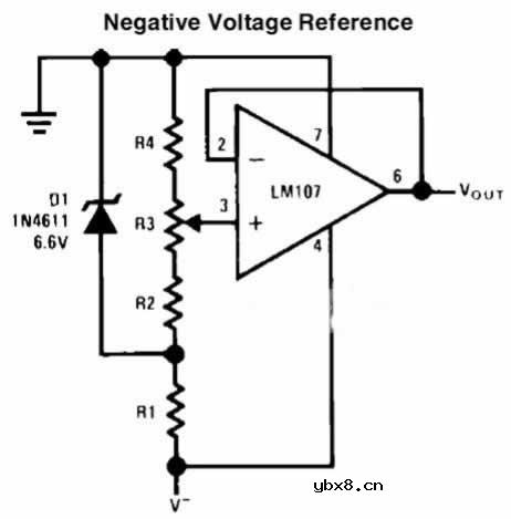 负参考电压电路图