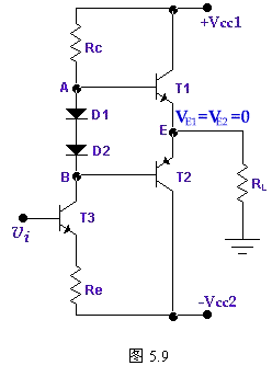 甲乙类双电源互补对称功率放大器电路