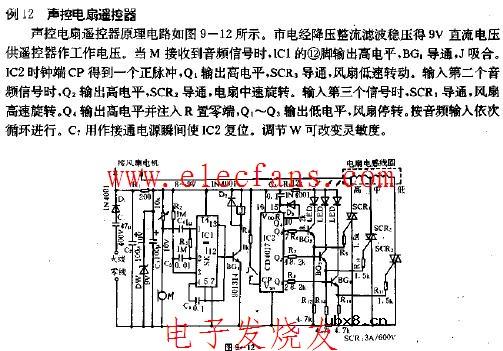声控电扇遥控器