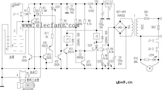 自动供水电路图