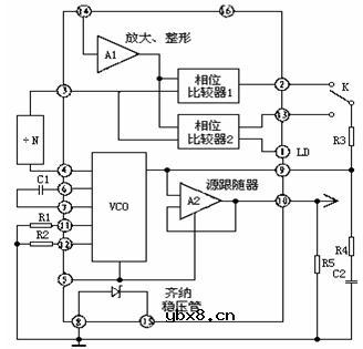 过零比较和相位比较电路原理图 过零比较和相位比较电路原理图