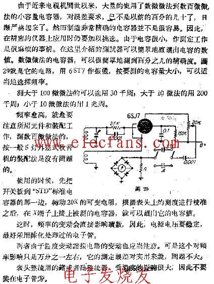 小容量电容器的试验装置-可直接读出数微微法到数百微微法