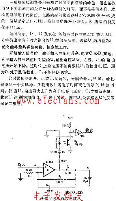峰值时间检测器