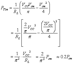 乙类双电源互补对称功率放大电路 乙类双电源互补对称功率放大电路