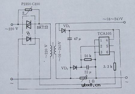 变压器短路保护电路