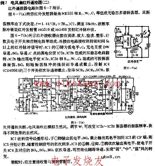 电风扇红外遥控器2