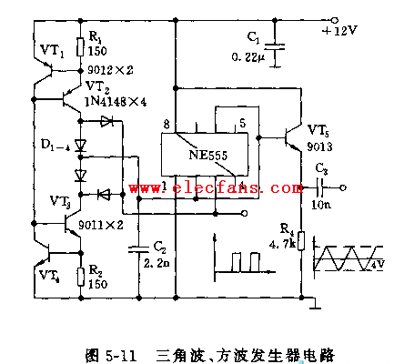 方波三角波产生电路