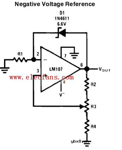 负参考电压电路图