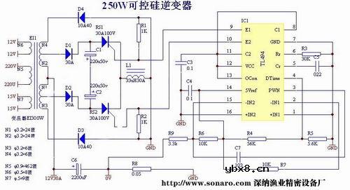 电鱼机制作线路图