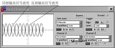 分相放大电路分析实验电路图