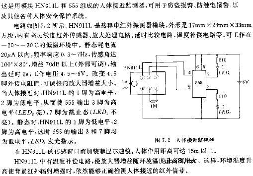 555人体接近监视器