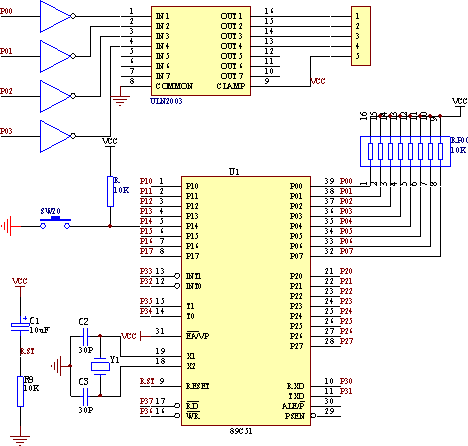 步进电机的控制电路和程序 步进电机的控制电路和程序