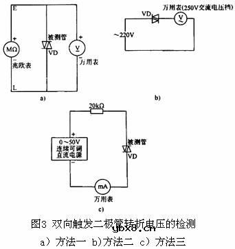 双向触发二极管,双向触发二极管原理是什么 双向触发二极管,双向触发二极管原理是什么