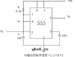 单稳态触发器电路图 单稳态触发器电路图