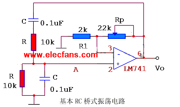 RC桥式振荡电路 RC桥式振荡电路