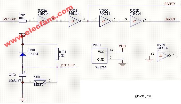 经典的CPU复位电路 (含原理分析)