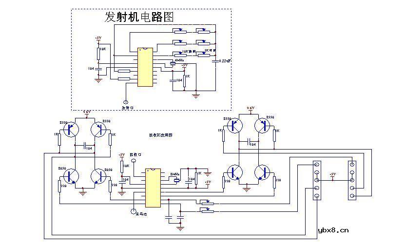 比例遥控电路图
