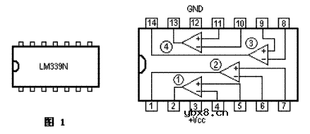 四电压比较器LM339的典型应用 四电压比较器LM339的典型应用