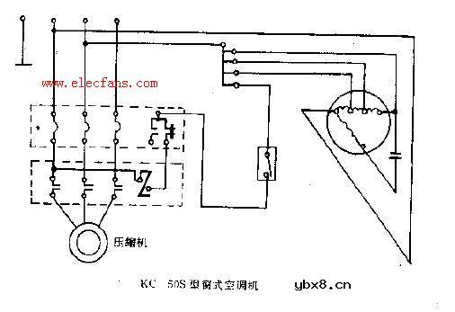 KC-50S型窗式空调机电路图