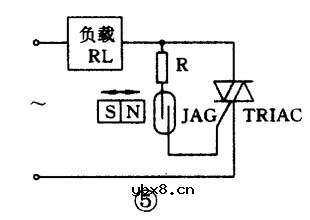双向可控硅结构原理图和应用电路