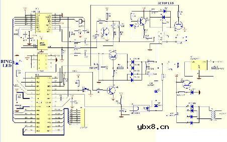 电话远程遥控器电路图