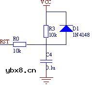 Mega168的复位电路及单线调试共用时的引脚处理 Mega168的复位电路及单线调试共用时的引脚处理