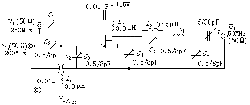 场效应晶体管混频器原理及其电路