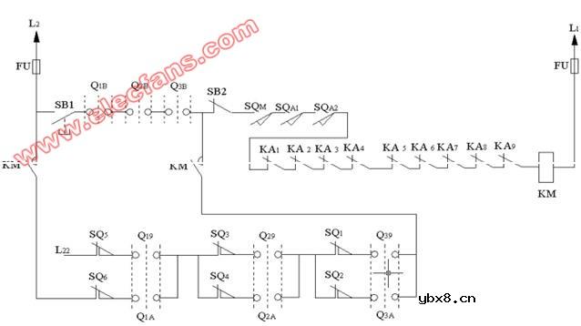 桥式起重机电气控制电路 桥式起重机电气控制电路