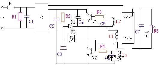 电子镇流器式荧光灯,电子镇流器式荧光灯原理