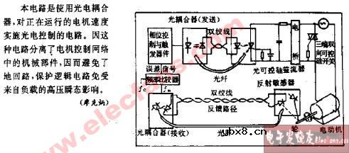 电机速度光电控制电路