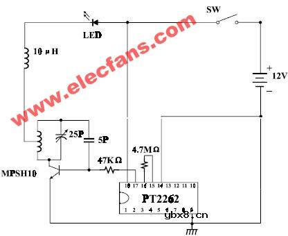 pt2262红外遥控解码电路