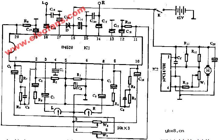 XINXING牌8150型单放机电路图