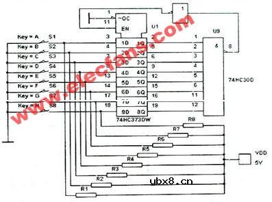 8(八)路触发锁存电路 8(八)路触发锁存电路