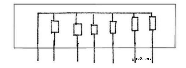 排阻引脚图及内部结构介绍