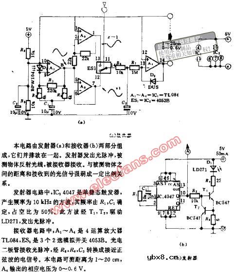 光电测距电路图