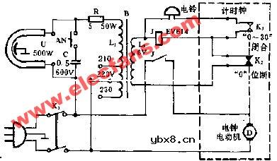 T102-54型紫外线灯电路原理图