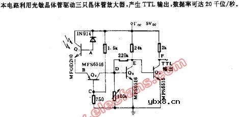 20千位光接收电路图
