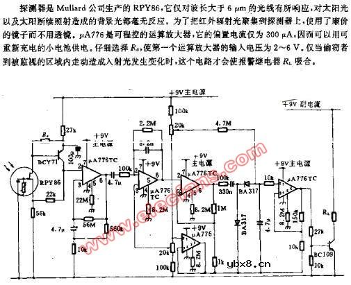 小电流报盗报警电路图