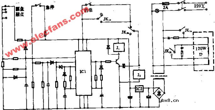 HD-1型中周侥线机控制电路原理图