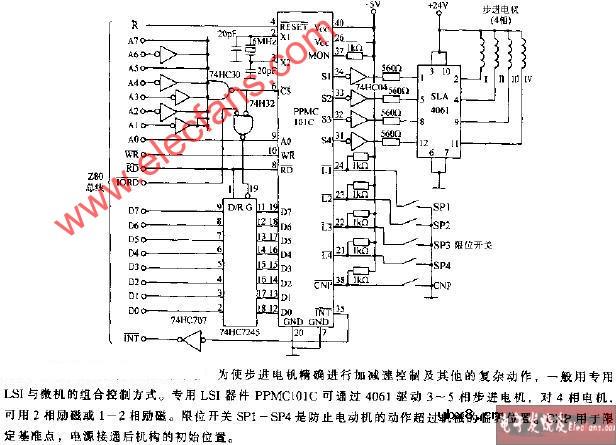 步进电动机的微机控制电路 步进电动机的微机控制电路