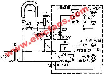 YZD-500型紫外线灯电路原理图